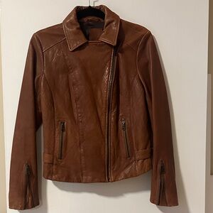 Women’s GAP Brown Leather Jacket